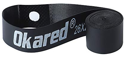Okared 2-pack fälgband för cykel (26 tum x 20 mm)