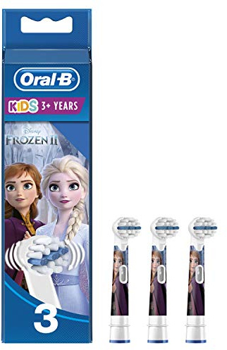 Oral-B Kids Ersatzköpfe mit Disney Frozen 2 Figuren, 3 Stück, Bürstenkopf speziell für Kinder ab 3 Jahren