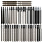 Keyohome 60 Pieces T-Shank Jigsaw Blade Set with Storage Case, 7 Type Reciprocating Jigsaw Assorted Blades Set for Wood, Plastic Metal Cutting Compatible with Bosch, Black & Decker, Makita