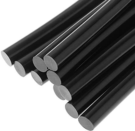 HNGM Klebesticks 10 stücke 7mm Schwarze heiße schmelzkleber Sticks für elektrische klebepistole Handwerk Album Legierung zubehör Auto dent lacklosen entfernung Hand DIY.