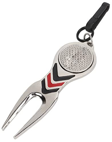 Alomejor Golfschläger Putting Court Pitchfork Divot Repair Tool Golfballmarker Zubehör