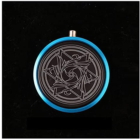 YZ-LIANG Cavo RCA del Pedale del Tatuaggio del Tatuaggio di Alluminio a 360 Gradi per Il Potere del Tatuaggio Macchine per Tatuaggi (Color : Blue (with Cord))