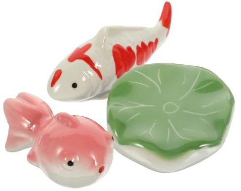 CIYODO 3stücke Keramische Schwimmende Dekokugeln Für Aquarien Handgefertigte Tischdekoration Mit Realistischem Design Für Fischbecken Und Teichdeko Farblich Gemischt
