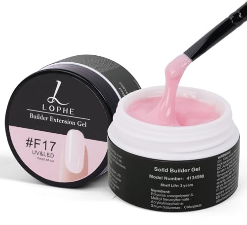 LOPHE Solitt nagellim, strasslim, 15 ml, gel, solid nageltipp för gör-det-själv, konstnagel, för 3D-skulpturer, strasstenar, falska naglar (F17)