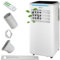 Klimaanlage 3in1 wifi mobil Fensterabdichtung mit Abluftschlauch Fernbedienung 24h Timer 9000 BTU 3 Modi Aircooler Klimagerät Air Conditioner Portable Klimaanlage Air Cooler Klima Anlage