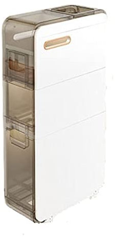 Sideboard mit extra schmalen Nähten und transparenten Schubladen und Rollen, Clip, Aufbewahrungsschrank, Schublade für Badezimmer, Küche, Schränke, Schlafzimmer, Wäsche