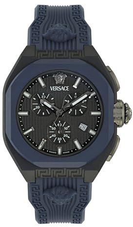 Versace Herren Chronograph Quarz Armbanduhr V Legend