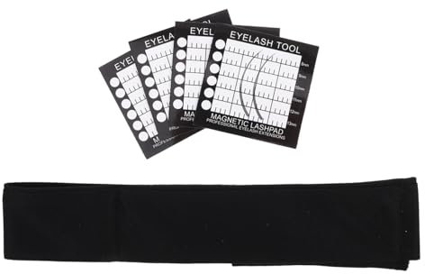 Ipetboom Cuscinetti Magnetici Per Ciglia Con Supporto Per Extension Ciglia Custodia Portatile in Poliestere e Organizzazione Efficiente