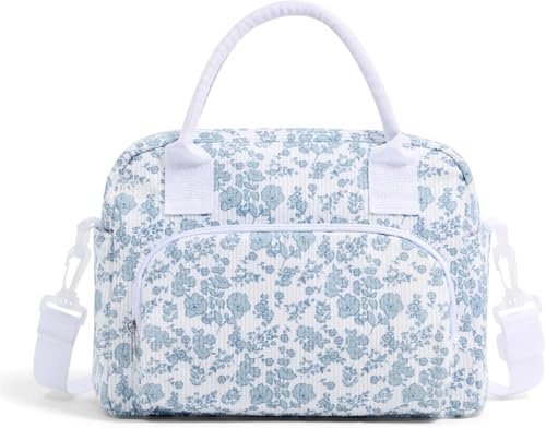 AOTM Borsa Termica Porta Pranzo Donna Uomo, Borsa Frigo con Capacità 12L, Spalline Regolabili, Facile da Pulire, Design Multi-Tasca, Portatile per Ufficio Scuola Viaggio Picnic