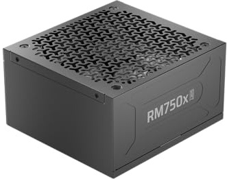 Corsair RM750x Shift (2025) Fuente de alimentación ATX Totalmente Modular - Interfaz Lateral Modular, Cable Nativo de 12V-2x6, ATX 3.1 y PCIe 5.1, Control de Velocidad del Ventilador, condensadores