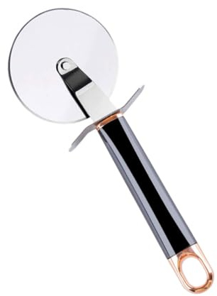 MUELODSIC Cortador de Pizza Práctico de Acero Inoxidable con Mango Cómodo Cuchilla Afilada para Repostería y Panadería Herramienta de Cocina Esencial para Cortar Pizza y Pasteles