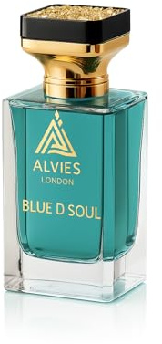 Alvies® Blue D Soul Extrait de Parfum for Men | Long-Lasting Fragrance with 30% Oil Concentration | Our Impression of Bleu de Chan | Fresh, Citrus & Woody 60&30ml & Free 2ml Sample with 60ml (60ml)