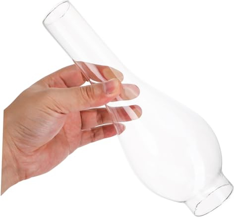 MUELODSIC Paralume in Vetro per Lampada a Olio Vintage, Resistente alle Alte Temperature, Finitura Fine, Uso Versatile, Ricarica