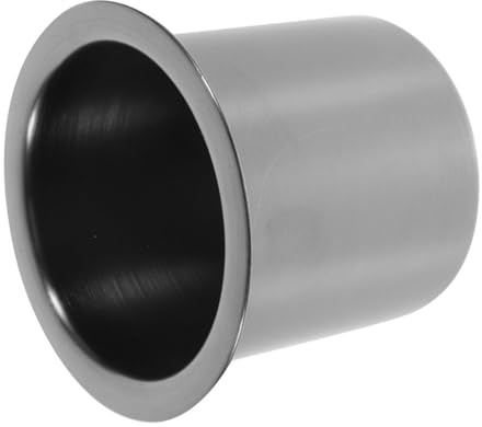 VILLFUL Portabicchieri in Acciaio Inox Inserto Portabicchieri per Divano e Barca Sostitutivo per Maniglia Reclinabile e Tavolo