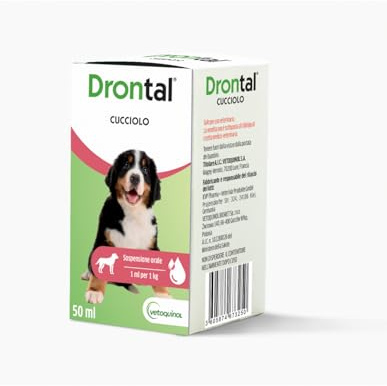 DRONTAL CUCCIOLO (50 ml) - Il vermifugo per curare i vermi nei cuccioli di cane