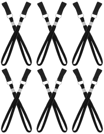 ROMISBABA Dragonnes en Nylon pour Bâtons de Marche Légers et Antidérapants, Compatibles Cannes de 15-25 Mm, Lot de 12 Pièces pour Randonnées et Usage Quotidien