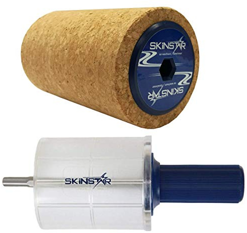 SkinStar Bürsten Set Rotorbürste Speed Stick Brush Kork