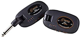 Ortega Guitars Digital Wireless System, wiederaufladbar (ODWS-1BK) | Drahtlossystem für Gitarre, Schwarz