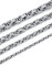 Jewow Edelstahl (6mm,55cm) Halskette für Herren Breite 4/6/8/10mm, Länge 36-76cm Wählbar