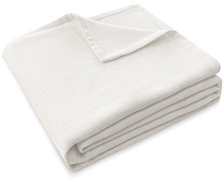 Style Quarters Cashmere Bed Blankets Queen Size White 10% Cashmere 90% Cotton Warm Luxury Plush Cozy Soft Comfy Lightweight Queen Blanket for Bed,Sofa,Couch,Travel,Camping All Season (90x90 Inches)