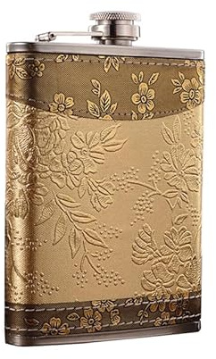FELTECHELECTR Flasque en métal avec couvercles pour whisky, flasque en acier inoxydable pour homme, mini flasque pour vodka avec couvercle avec couvercle pour whisky et vin