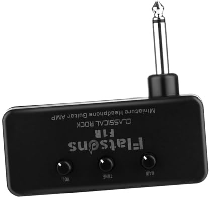 TOYANDONA Mini Amplificador Portátil para Guitarra Eléctrica Auriculares, Ligero y Duradero, Adecuado para Llevar en Mochila o Bolsillo