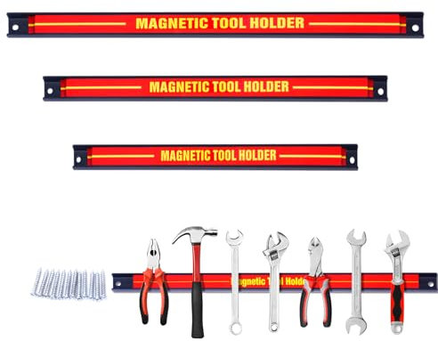 SOARS Barras de Herramientas Magnéticas, Soporte Magnético para Herramientas, Organizador de Herramienta Magnético, Imanes para Herramientas, Soporte de Pared Magnético para Taller
