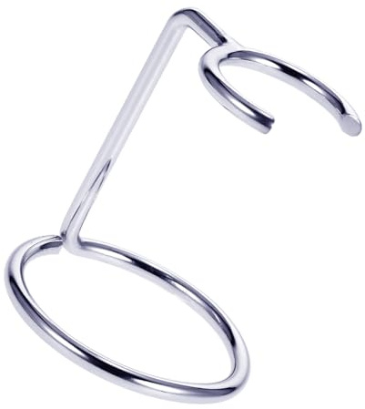 MYSUNBAR Supporto per pennello da barba per uomini, supporto per rasatura in metallo, porta pennelli da barba, supporto per spazzolino da barba per salone, casa