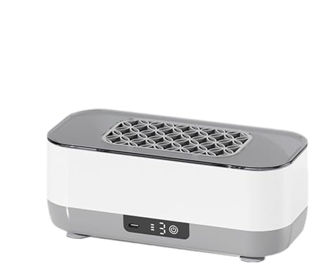 Limpiador ultrasónico para el hogar, limpiador ultrasónico, máquina de | limpieza de prótesis de 360° con 3 modos, máquina de limpieza de retenedores, limpiador ultrasónico para gafas y anillos