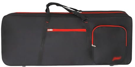 Keyboardtasche 61 Tasten Klaviertasche mit Schultergurt für elektronische Orgel