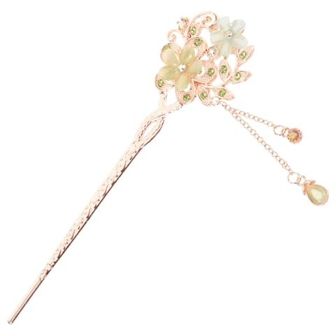 Beaupretty Bastoncini Per Capelli Fiori Tradizionali Cinesi Bastoncini Per Capelli Lunghi Da Donna Forcina Per Chignon