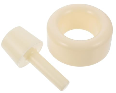 OSALADI Moule à Glace Forme Bol Floral Beige, Plastique Non Collant, Outil Cuisine Pratique Pour Fabrication Crème Glacée, Familles Et Restaurants, Kit De