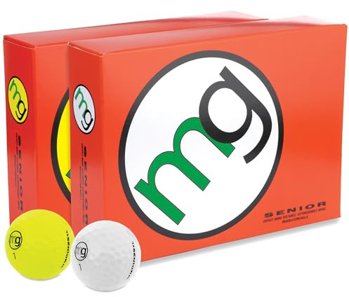 MG golfbollar senior längsta med hastighet, avstånd, maximal njutning (1-dussin)
