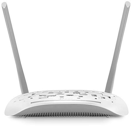 TP-Link 300 Mbps Wireless N ADSL2+ Modem Router, Single-Band, Versatile Connectivity, 4x Fast Ports, TP-Link Tether App, Easy setup (TD-W8961N)