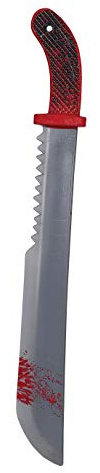 Seasons Bloody Machete Prop, Silver, One Size