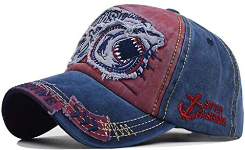 CheChury Baseballkeps justerbar snapback western fashionabel basebollkeps retro basebollkeps keps bomull hatt med gratis pannband sommarhatt unisex solhatt för sport utomhus fritid
