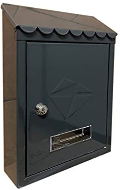 Kippen 10005BN - Cassetta Postale Modello IRON di Colore Nero. Dimensioni: 300x210x70mm.