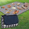 YAOMAISI Coperta da picnicg grande, 200 x 300 cm, Grande coperta da spiaggia, Coperta da campeggio, Con manico, Fondo impermeabile, Lavabile in lavatrice Attività all'aperto, Escursioni, Pesca