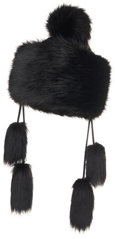 Futrzane Classic Mongolische Mütze - Winter Pelzmütze Damen - Fellhut Russisch