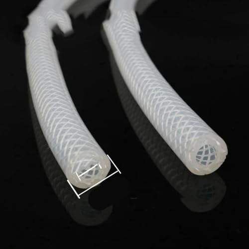 Tubo de silicona de grado alimenticio de 1 metro, diámetro exterior de 4, 6, 8, 10, 12, 16, 20 y 28 mm, manguera de goma flexible, tubo de café y leche, tubo de cerveza espesado, 12 x 20 mm