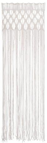 NIGORIY Türvorhänge Gegen Fliegen, 203x74cm Boho Vorhänge Fadenvorhang, Weben Fliegenvorhang Türgardine Vorhang Tür Fliegenvorhang Haustür Flauschvorhang