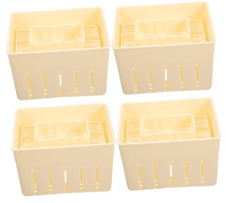 IMIKEYA 4piezas Placa De Prensado De Queso Molde Para Prensa De Tofu Molde Para Tofu Doméstico Prensa De Queso Cocina