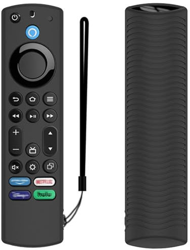 Remote Control Case for Firestick 4K Max/Toshiba/Insignia Alexa Voice Remote Control Extended, Non-Slip Silicone Protective Case, Remote Control Cover for TV Accessories