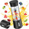 Tragbarer Mixer Smoothie Maker to go, 500ml 150W Smoothie Mixer Klein mit 6 Klingen USB Aufladung Mini Mixer Standmixer Klein, Tragbarer Blender Mixer to go für Shake Milchshake Saft Babynahrung