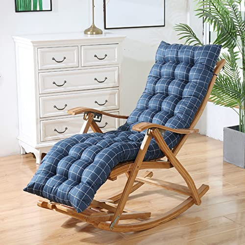 Outdoor Patio Garden Sun Lounger Cushions 48x120cm Soft and Thick Chair Pad for Relaxing on Deckchair Recliner or Holiday Indoor Outdoor Use