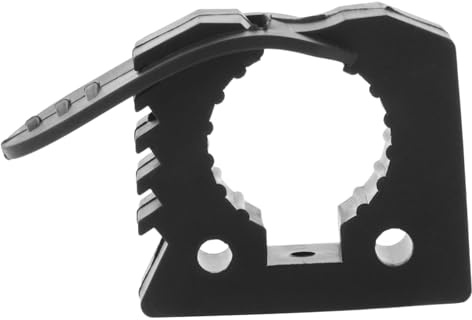 JECOMPRIS Quick Release Rubber Clamp Grip for Mounting Equipment and Pipes 28-38mm Diameter Non-slip Reliable Fastening Mechanism Suitable for Fire Trucks and Other Projects