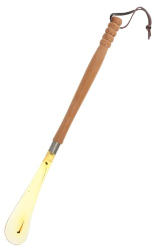 PACKOVE Calzascarpe Lungo Resina con e Gomma Aiuto Ergonomico per Indossare Scarpe Portatile per Appenderlo Strumento per Anziani Donne Incinte