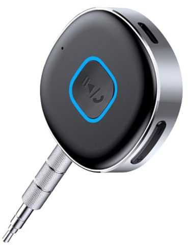 JOINPAYA Ricevitore Audio 5.0 e Adattatore Plug-And-Play per Auto Doppia Connessione e Qualità Audio senza Perdite, per Impianto Stereo Auto e Collegamento Telefono alla Macchina