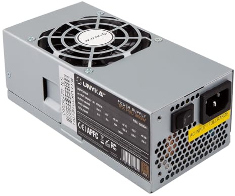 UNYKAch Fuente de Alimentación TFX 350W 80 Plus Bronce con Ventilador de 80 mm Ultra Silencioso