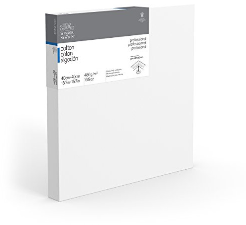 Winsor & Newton 40 x 40 cm professionell bomull djup kant kanvas (paket med 1)